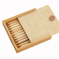 12 color pencil set in wooden box